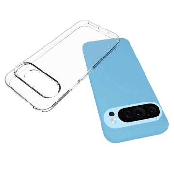 Google Pixel 9/9 Pro Skridsikkert TPU Cover - Gennemsigtig