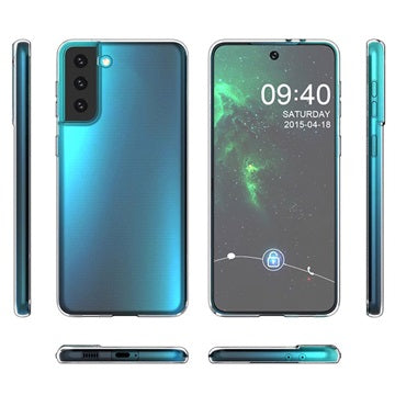 Skridsikkert Samsung Galaxy S21+ 5G TPU Cover - Gennemsigtigt