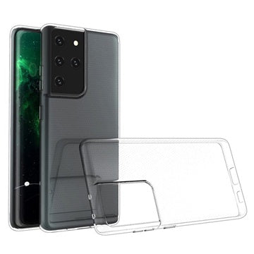Skridsikkert Samsung Galaxy S21 Ultra 5G TPU Cover - Gennemsigtig
