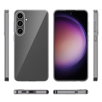 Samsung Galaxy S24+ Skridsikkert TPU Cover - Gennemsigtig