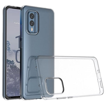 Skridsikker Nokia X30 TPU Cover - Gennemsigtig