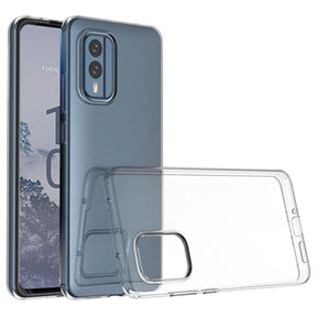 Skridsikker Nokia X30 TPU Cover - Gennemsigtig