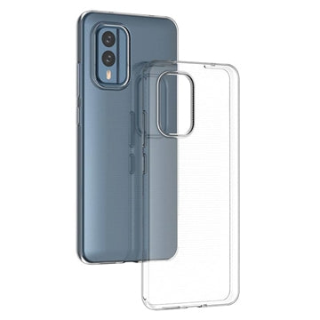 Skridsikker Nokia X30 TPU Cover - Gennemsigtig