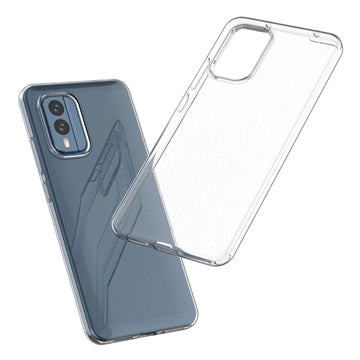 Skridsikker Nokia X30 TPU Cover - Gennemsigtig