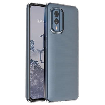 Skridsikker Nokia X30 TPU Cover - Gennemsigtig