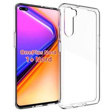 Skridsikker OnePlus Nord TPU Cover - Gennemsigtig