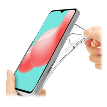 Skridsikker Samsung Galaxy A32 5G/M32 5G TPU Cover - Gennemsigtig