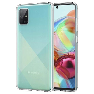 Skridsikker Samsung Galaxy A71 TPU Cover - Gennemsigtig