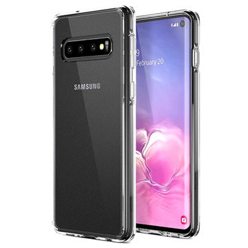 Skridsikker Samsung Galaxy S10 TPU Cover - Gennemsigtig