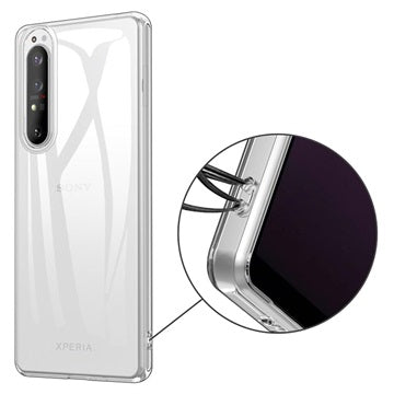 Skridsikker Sony Xperia 1 III TPU Cover - Gennemsigtig