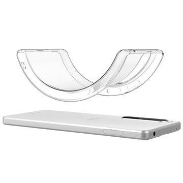 Skridsikker Sony Xperia 1 III TPU Cover - Gennemsigtig