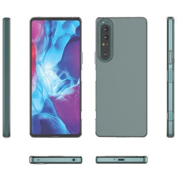 Skridsikker Sony Xperia 1 IV TPU Cover - Gennemsigtig