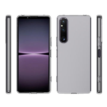 Skridsikker Sony Xperia 1 V TPU Cover - Gennemsigtig