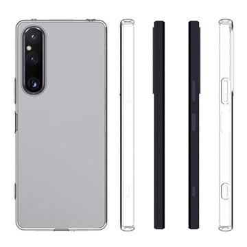 Skridsikker Sony Xperia 1 V TPU Cover - Gennemsigtig
