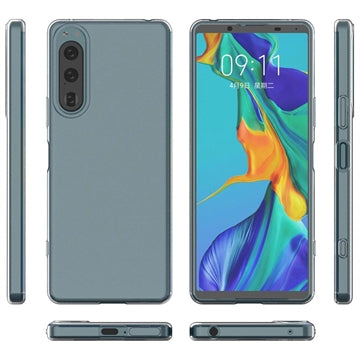Skridsikker Sony Xperia 5 IV TPU Cover - Gennemsigtig