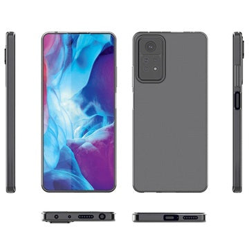Skridsikker Xiaomi Redmi Note 11 Pro/Note 11 Pro 5G TPU Cover - Gennemsigtig