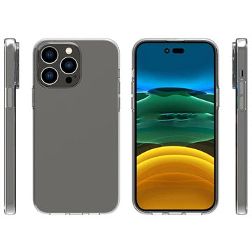 Skridsikker iPhone 14 Pro Max TPU Cover - Gennemsigtig