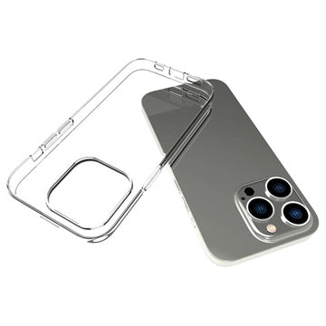 Skridsikker iPhone 14 Pro TPU Cover - Gennemsigtig