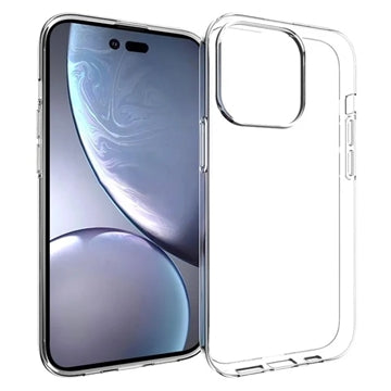 Skridsikker iPhone 14 Pro TPU Cover - Gennemsigtig