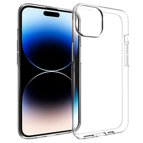 iPhone 15 Plus Skridsikker TPU Cover - Klar