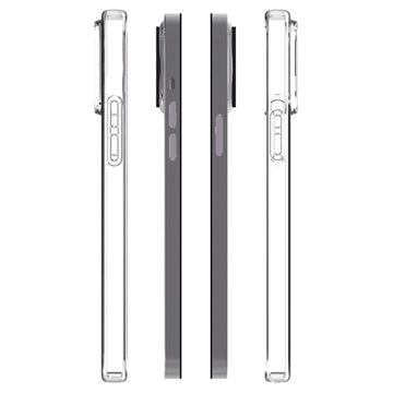 iPhone 15 Pro Max Skridsikkert TPU Cover - Gennemsigtig