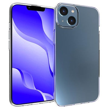 Skridsikkert iPhone 14 TPU Cover - Gennemsigtig