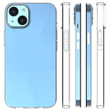 Skridsikkert iPhone 14 TPU Cover - Gennemsigtig