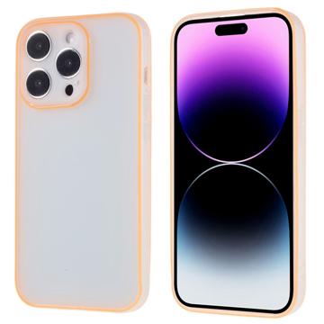 Lysende iPhone 14 Pro Max TPU Cover - Orange