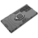 Samsung Galaxy S23 Ultra 5G Hybrid Cover med Ring Holder - Sort