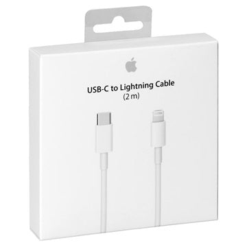 Apple Lightning til USB-C Kabel MKQ42ZM/A - 2m - Hvid