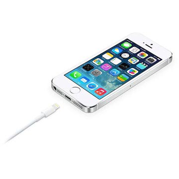 Apple MD819ZM/A Lyn/USB-kabel - iPhone, iPad, iPod - Hvid