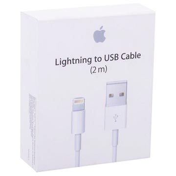 Apple MD819ZM/A Lyn/USB-kabel - iPhone, iPad, iPod - Hvid