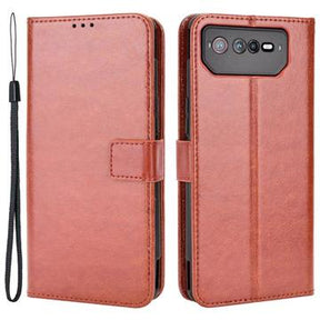 Asus ROG Phone 6/6 Pro Pung med Magnetisk Lukning - Brun