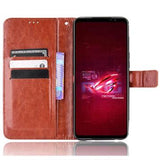 Asus ROG Phone 6/6 Pro Pung med Magnetisk Lukning - Brun