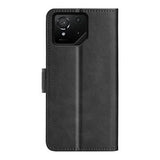Asus ROG Phone 9 Pro pungetui med magnetisk lukning - kalvetekstur - sort