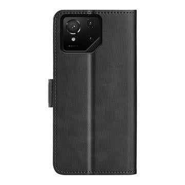 Asus ROG Phone 9 Pro pungetui med magnetisk lukning - kalvetekstur - sort