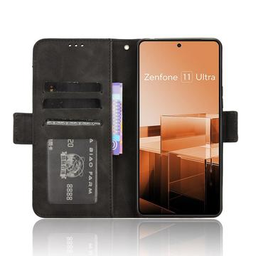 Asus Zenfone 11 Ultra Pung Cover med Kortholder - Sort