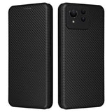 Asus Zenfone 11 Ultra Flip Cover - Karbonfiber - Sort