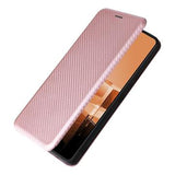 Asus Zenfone 11 Ultra Flip Cover - Karbonfiber - Rødguld