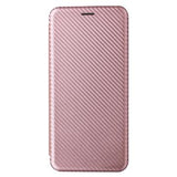 Asus Zenfone 11 Ultra Flip Cover - Karbonfiber - Rødguld
