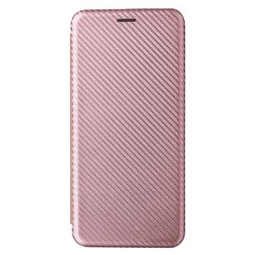 Asus Zenfone 11 Ultra Flip Cover - Karbonfiber - Rødguld