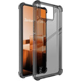 Asus Zenfone 11 Ultra Imak Faldsikkert TPU Cover - Gennemsigtig Sort