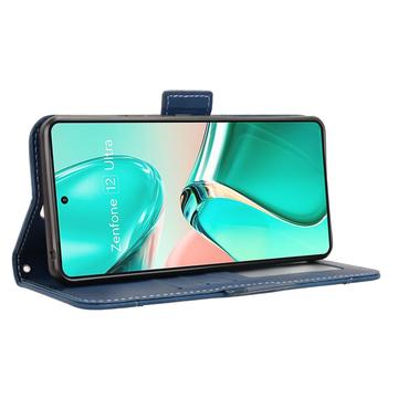 Asus Zenfone 12 Ultra Kortholder Pung Etui - Blå
