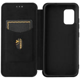 Asus Zenfone 8 Flip Cover - Karbonfiber - Sort