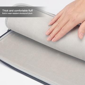 Aurora Sleeve med lomme til bærbar computer - 13"/13.3"/14" - Sort