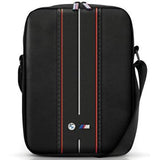 BMW M Collection Nylon Crossbody Tablet-taske - 8" - Rød stribe / sort
