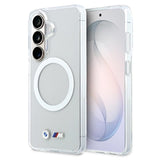 Samsung Galaxy S26 BMW M IML Metal Logo Magnetisk Hybrid Cover - Gennemsigtig