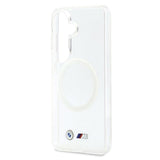 Samsung Galaxy S26 BMW M IML Metal Logo Magnetisk Hybrid Cover - Gennemsigtig