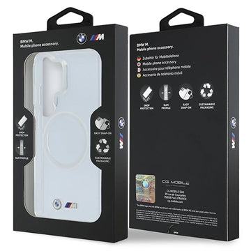 Samsung Galaxy S26 Ultra BMW M IML Metal Logo magnetisk hybrid cover - gennemsigtigt