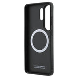 Samsung Galaxy S26 Ultra BMW M Perforated Stripes and Metal Logo magnetisk cover - blå / sort